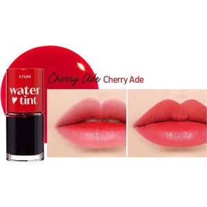 Etude Cherry Ade Dear Darling Water Lip Tint- warm toned red, long lasting